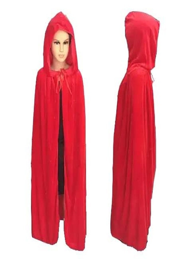 Fancy Agents Red Velvet Vampire Robe Costume for Kids | Fancy Dress Outfit for Boys & Girls | Perfect for Halloween, Cosplay, Wizard, Sorcerer & Magician Characters | Ideal for Stage Shows, School - Image 2